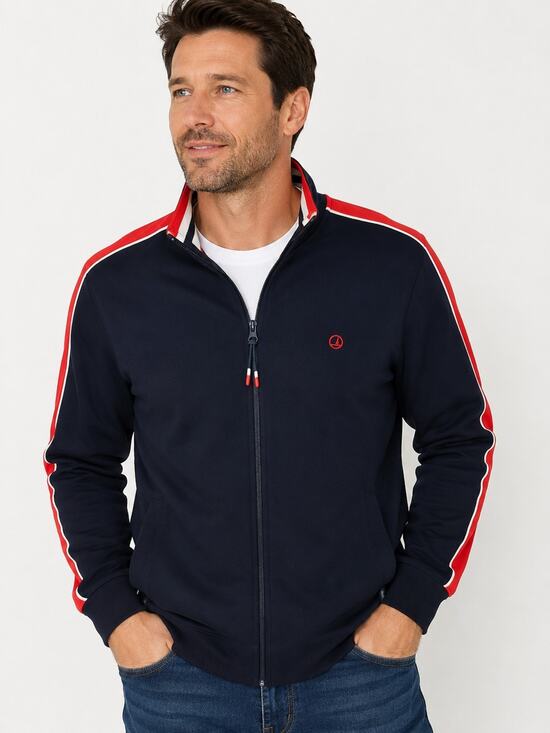 Sea Ranch Other - SEA RANCH Mens Jacket Zip-Up Jacket Sweater Navy Blue Knit Size L
